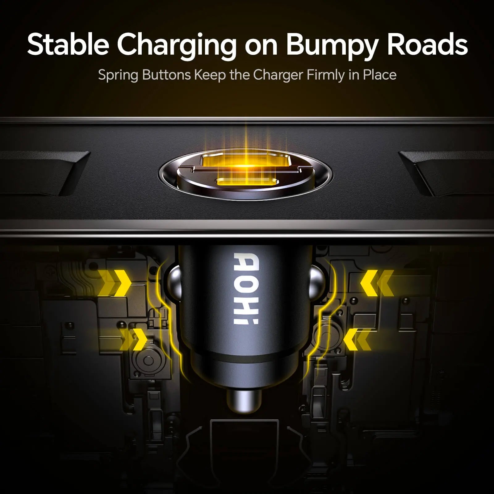 AOHI SUPERAUTO PD 45W Fast Car Charger (USB-C & USB-A) AOHi
