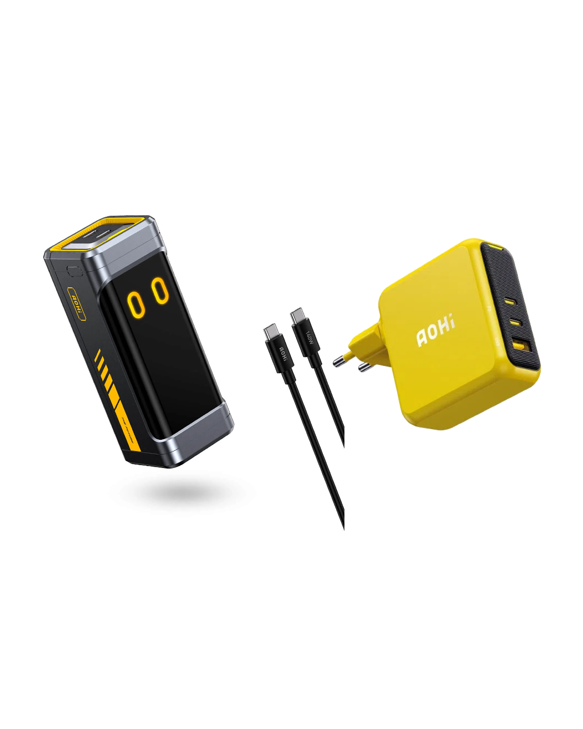 The FUTURE STARSHIP PRO PD 3.1 210W 10000mAh Power Bank with 140W GaN+ PRO Fast Charger