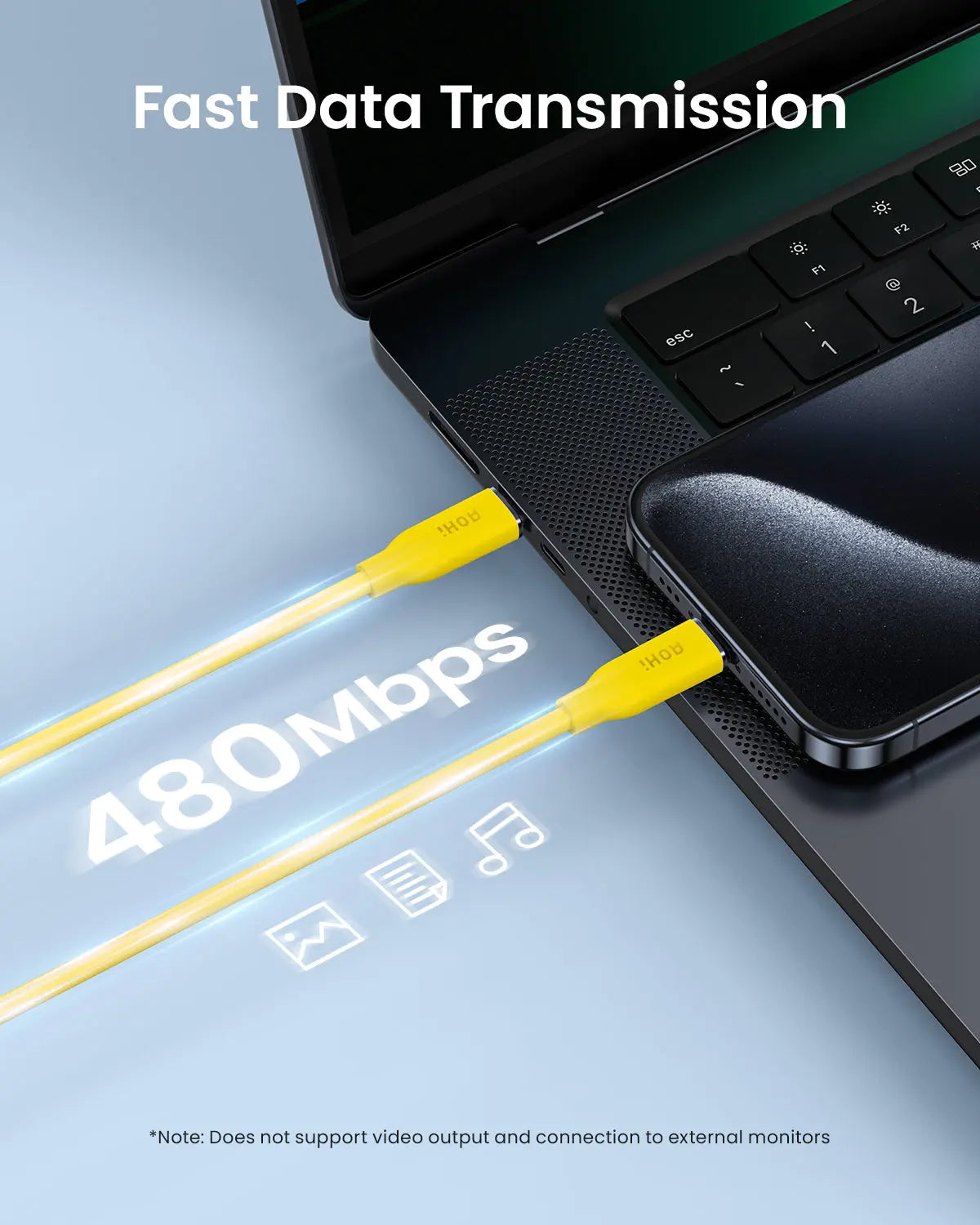 AOHI 140W PD 3.1 USB C to USB C Fast-charging Silky Cable 3.3ft - AOHi