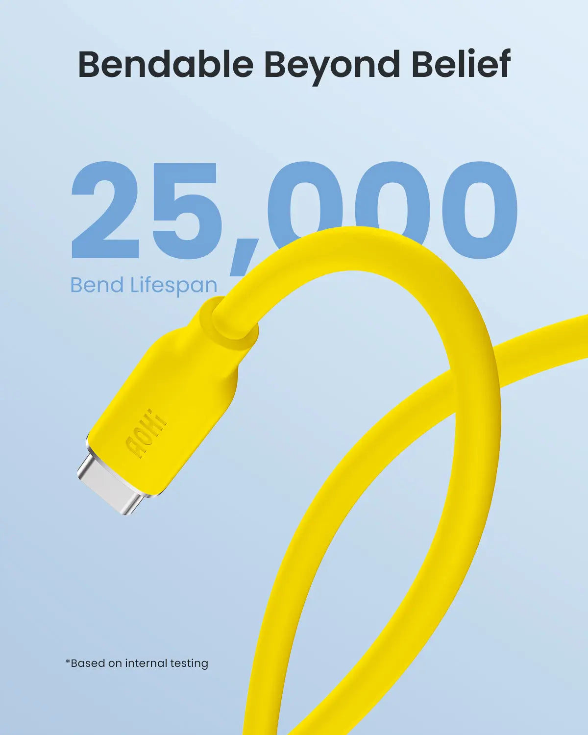 AOHI 140W PD 3.1 USB C to USB C Fast-charging Silky Cable 3.3ft - AOHi