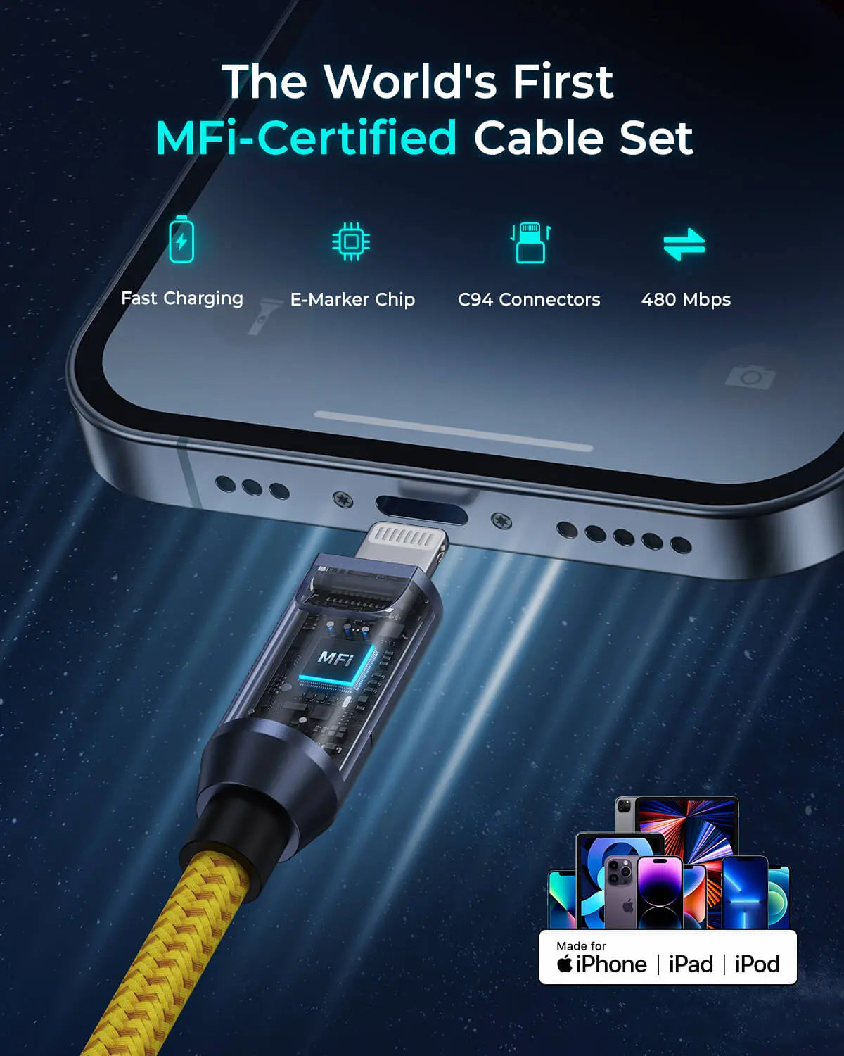 【Save $100】AOHI Starship 2-in-1 40000mAh PD3.1 140W Power Bank with 240W Future Power Cable Set AOHI