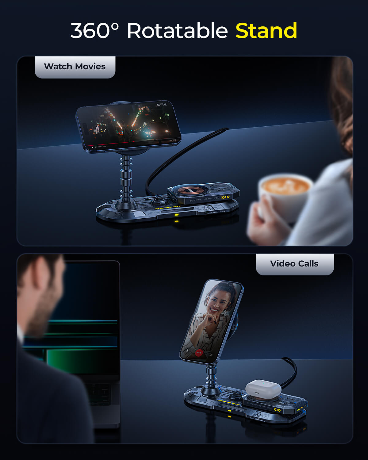 AOHi The Future Eternal City Wireless Charger
