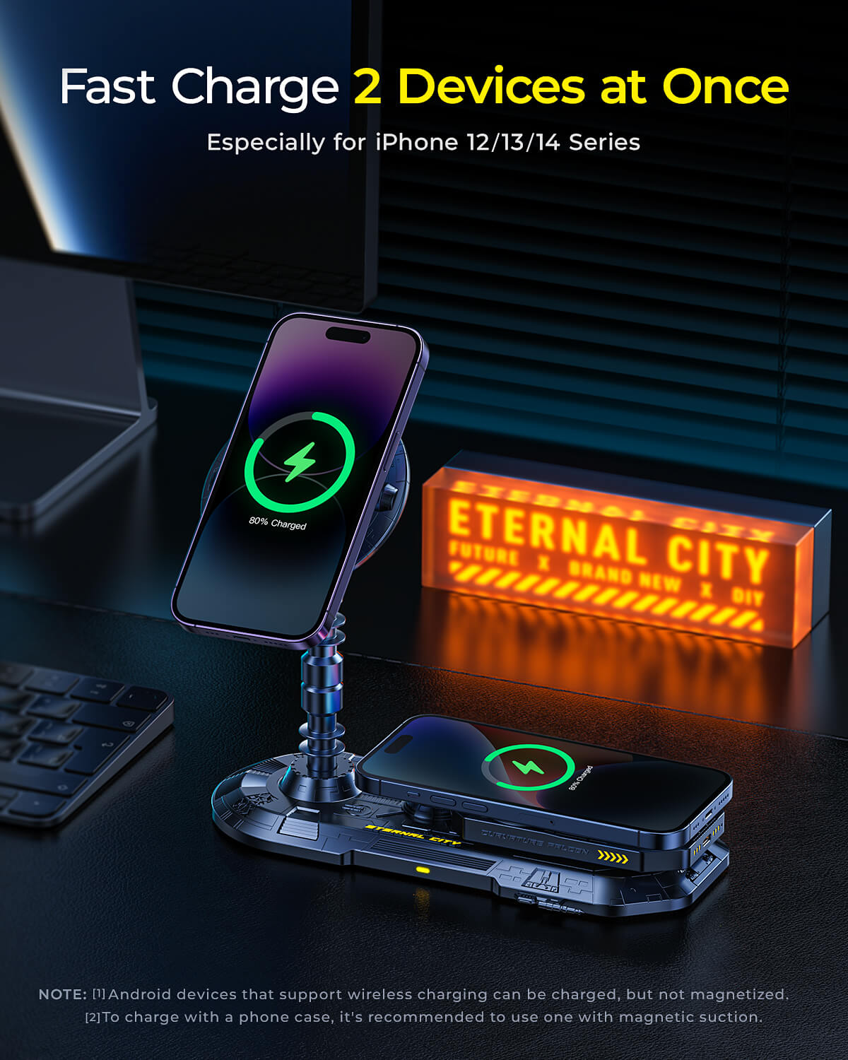 AOHi The Future Eternal City Wireless Charger