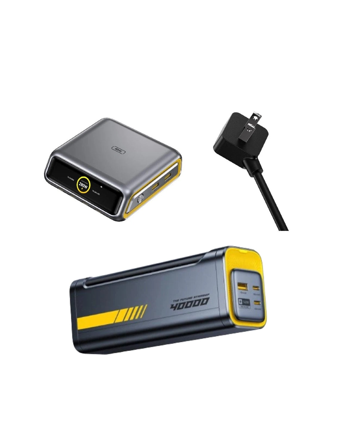 AOHI The Future AI PD3.2 280W 6-Port Desktop Charging Station with Starship 40000mAh 140W Power Bank