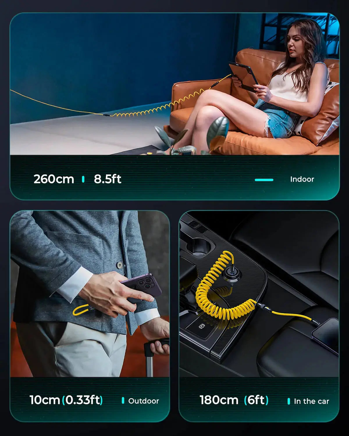 AOHI 240W MODULAR-EXTENSION FAST CABLE SET FOR FUTURE 1