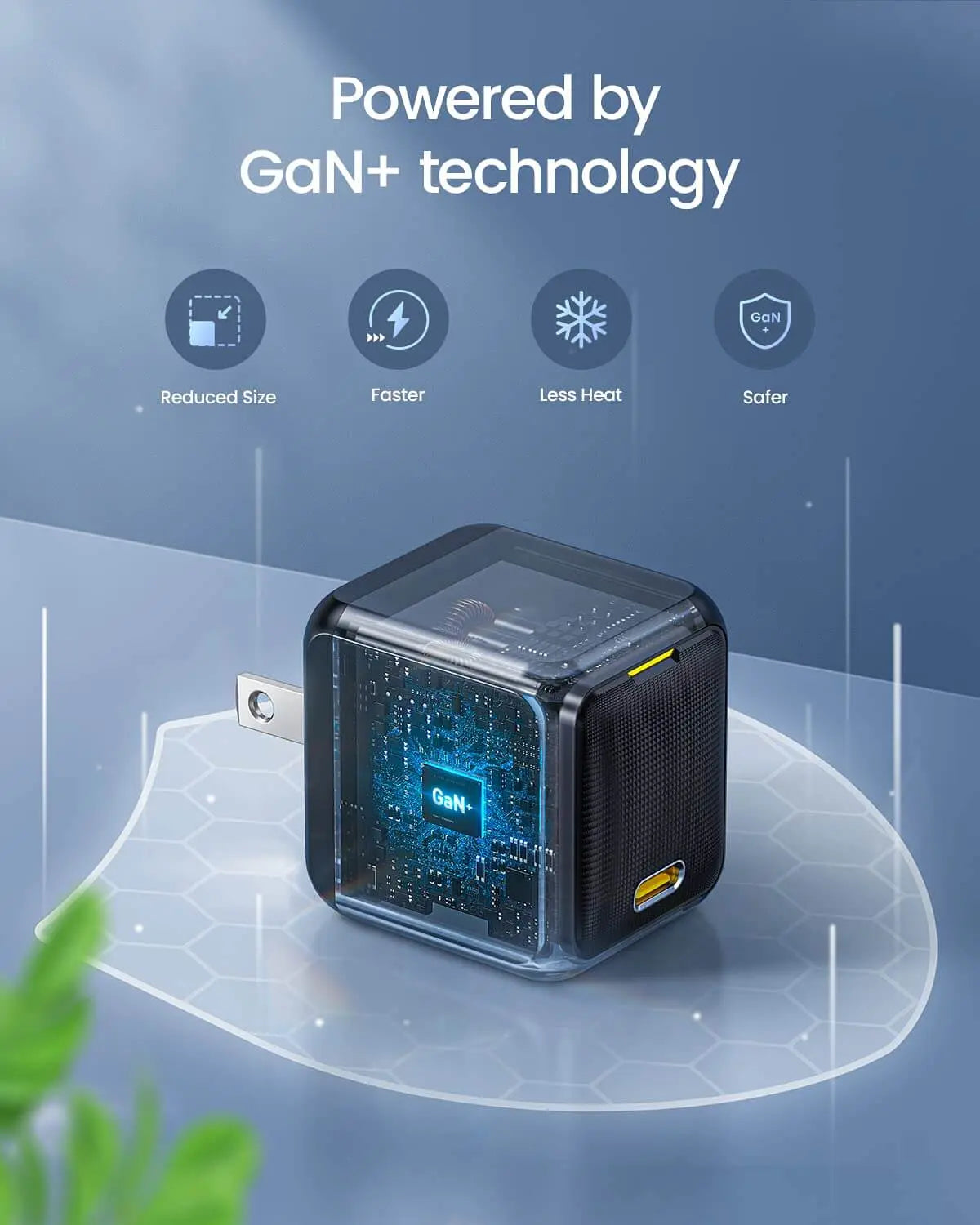 AOHI Magcube 65W GaN+ PD Fast Charger Set with LED Cable