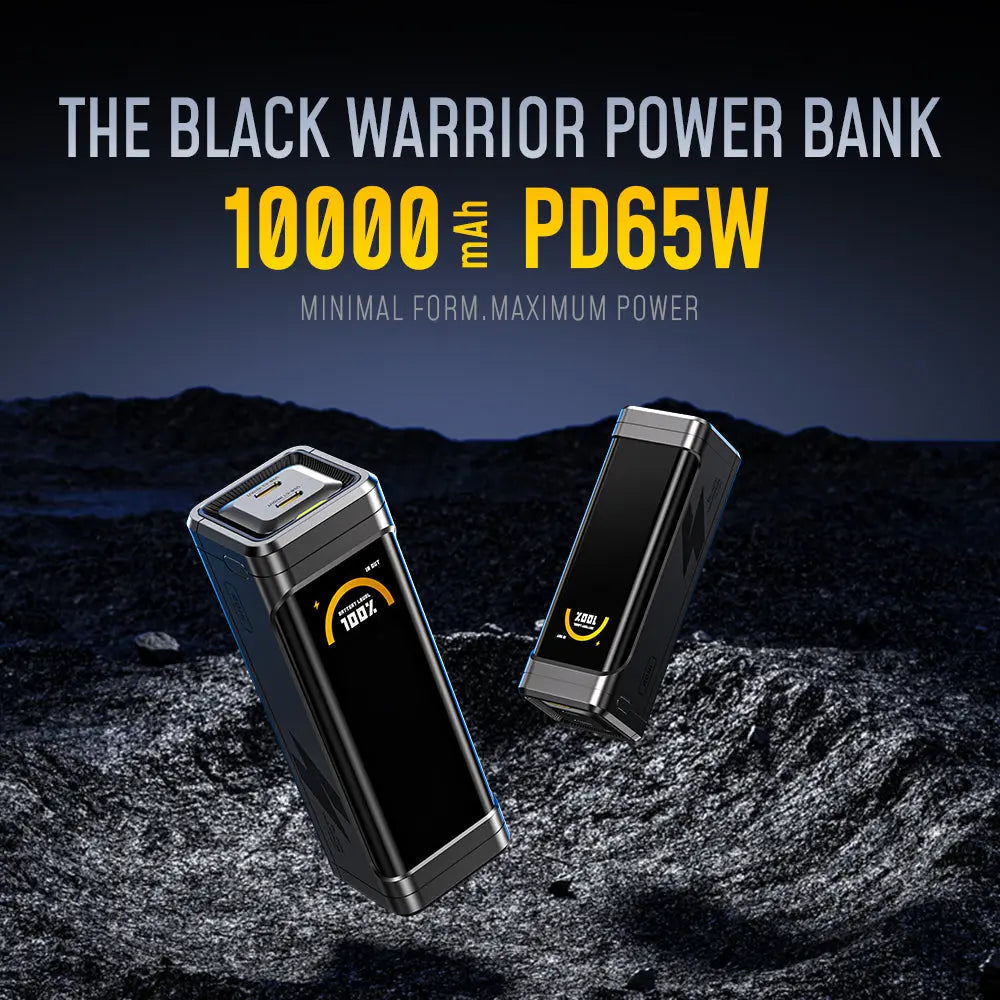 NEW RELEASE: AOHI BLACK WARRIOR 10000mAh 65W Power Bank AOHi