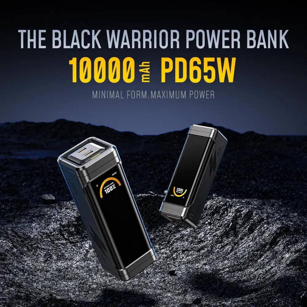 NEW RELEASE: AOHI BLACK WARRIOR 10000mAh 65W Power Bank AOHi