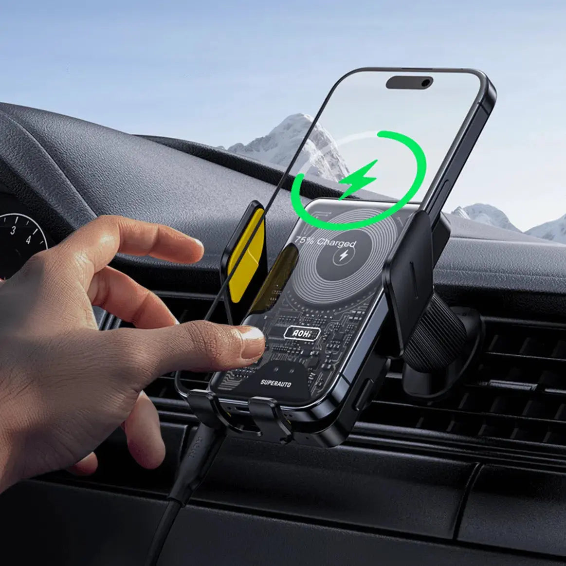 New-Release-Smarter-Charging-Safer-Driving-AOHI-s-Smart-Sensor-Wireless-Car-Charger-for-Every-Journey AOHi