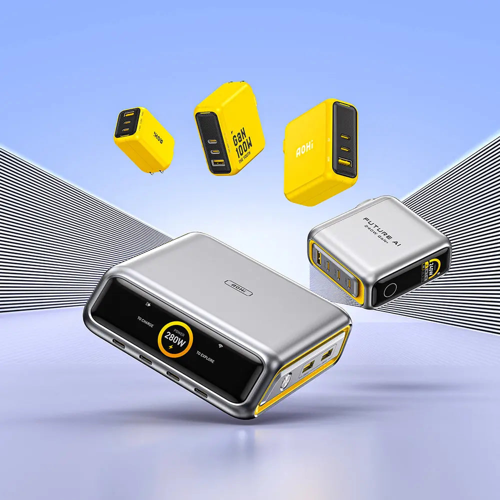 How to Choose the Right Charger for Every Situation: 5 AOHI Chargers for Work, Home & Travel AOHi
