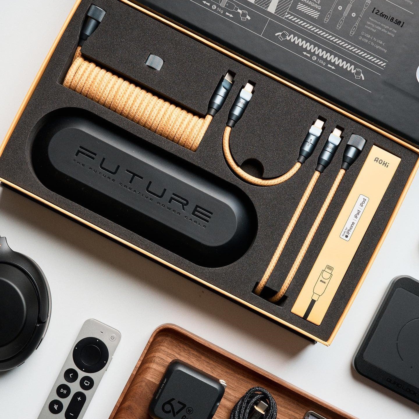 What do they say about AOHi Future Creative Power Cable Set?