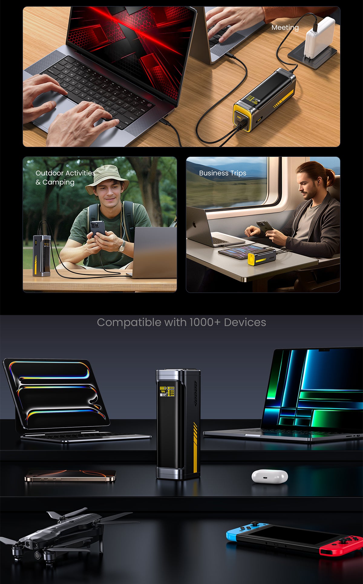 Limited Time AOHI Starship 140W 40,000mAh power bank