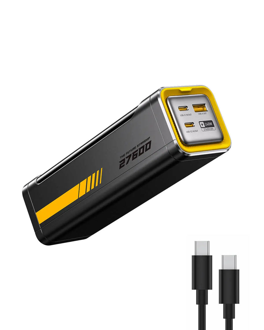 [Discount Price$119 ]AOHI The Future Starship 240W 27,600mAh LED Display Power Bank with 140W C-C Cable AOHI