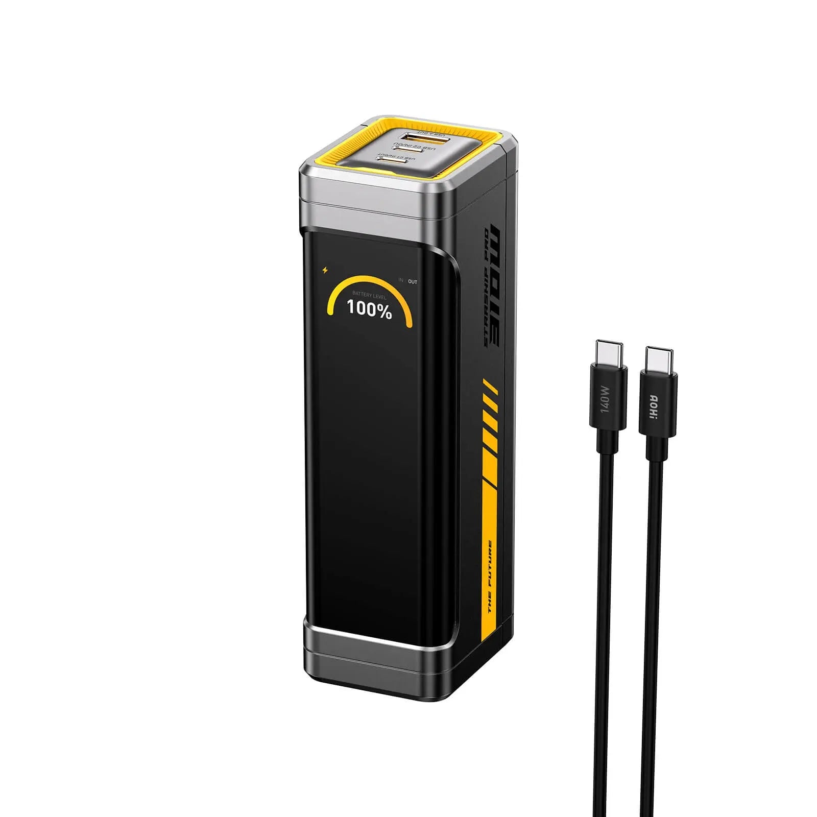 [NEW] AOHI The Future Starship Pro PD3.1 310W 20,000mAh LED Display Power Bank with 140W C-C Cable AOHI