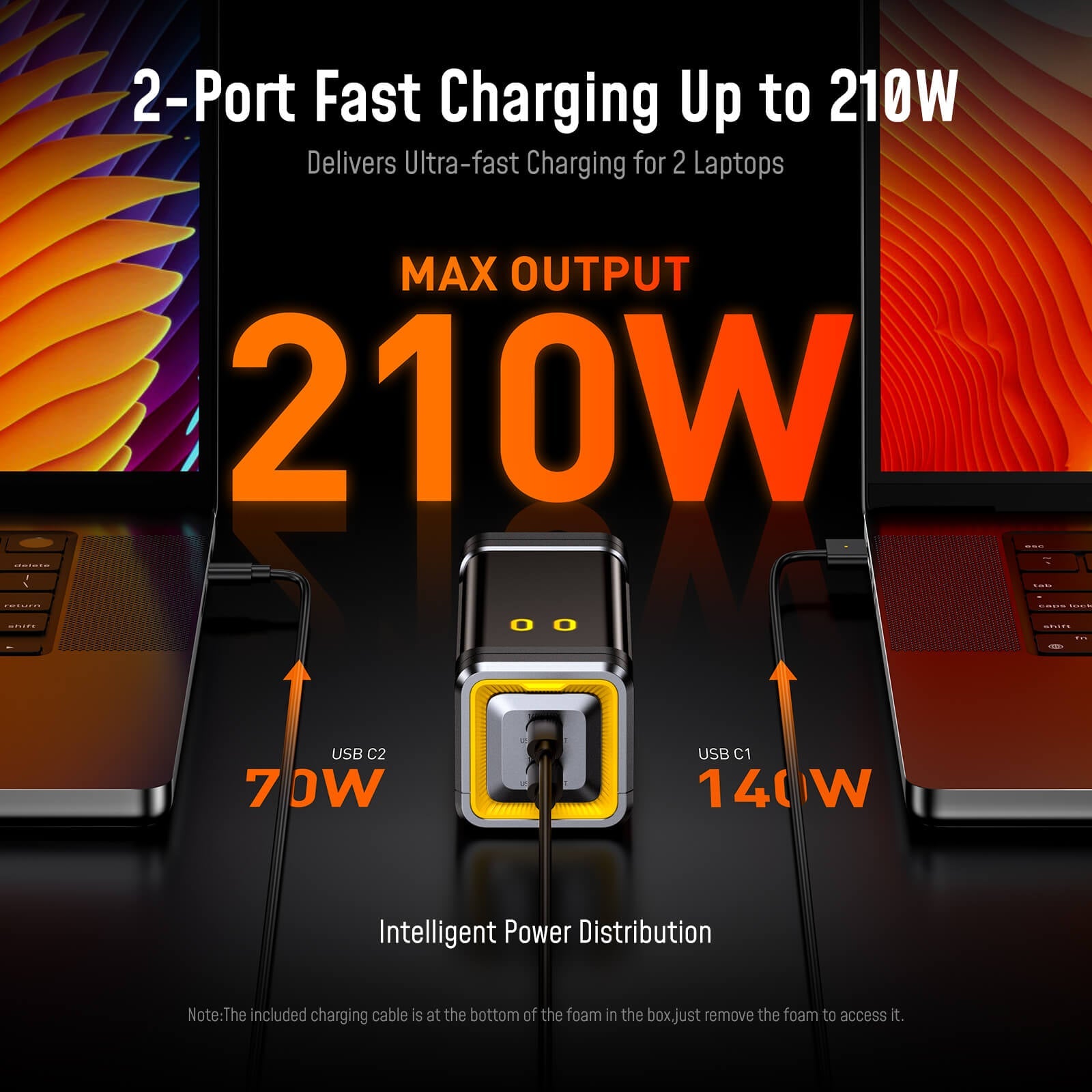 The FUTURE STARSHIP PRO PD 3.1 210W 10000mAh Power Bank with 140W USB-C to USB-C Cable AODA INTERNATIONAL LIMITED