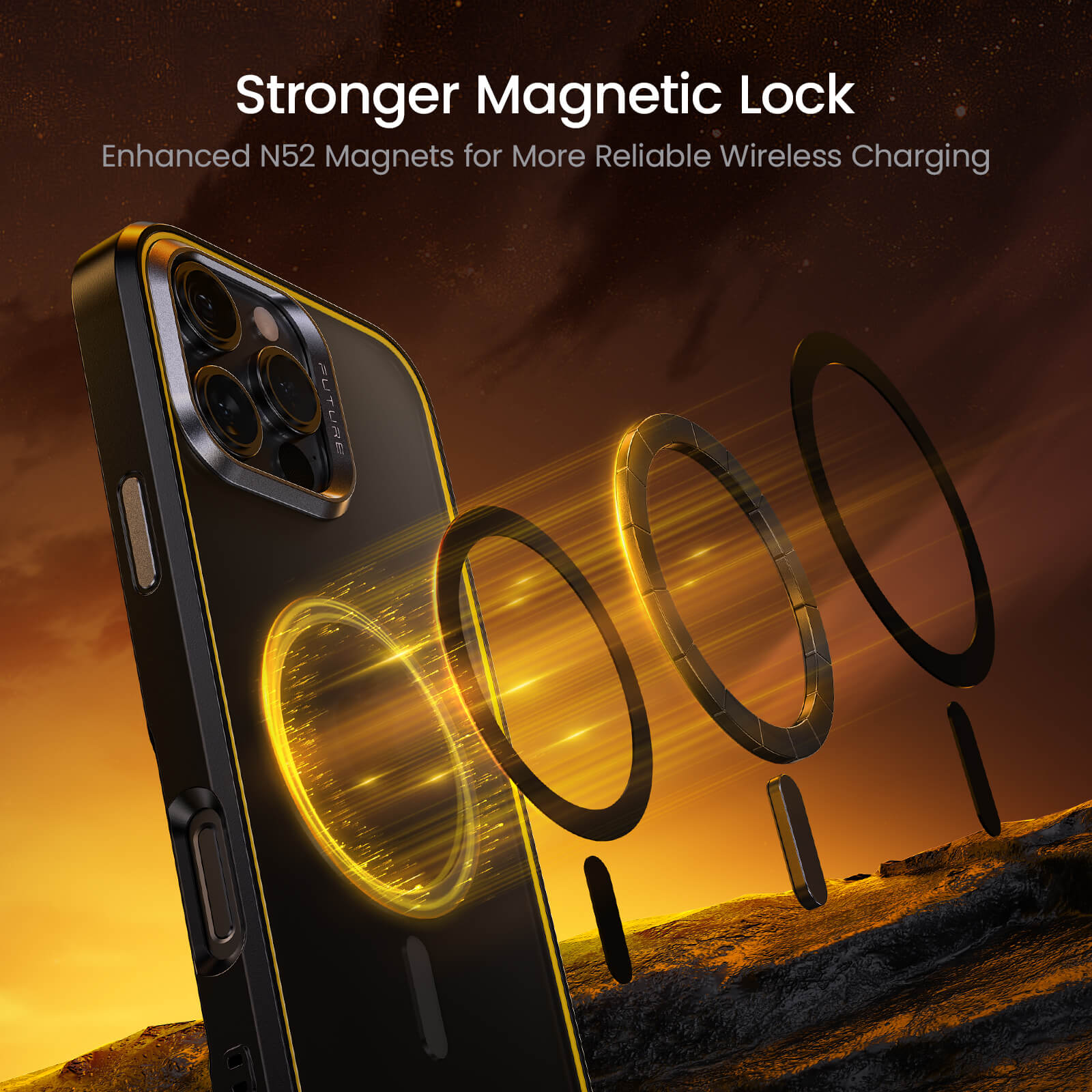 AOHi The Future MagArmor Magnetic Phone Case