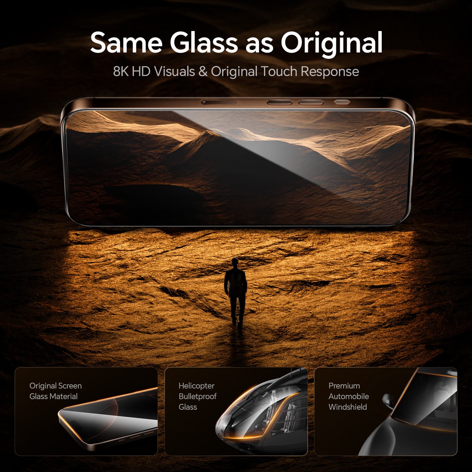 AOHi The Future MagArmor Phone Tempered Glass