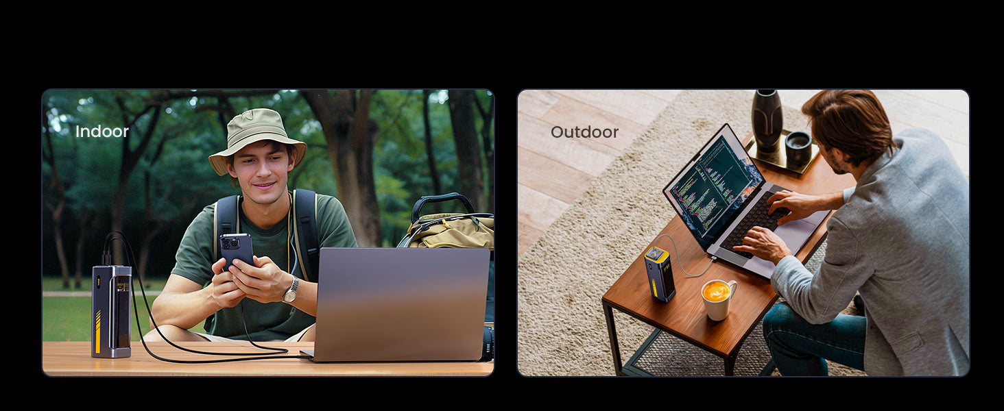 AOHI Starship 40000mAh Power Bank 140W Charger with USB-C to USB-C Cable, 2-in-1 Charging Station + Power Bank 28 AOHI Starship 40000mAh Power Bank 140W Charger with USB-C to USB-C Cable, 2-in-1 Charging Station + Power Bank 5