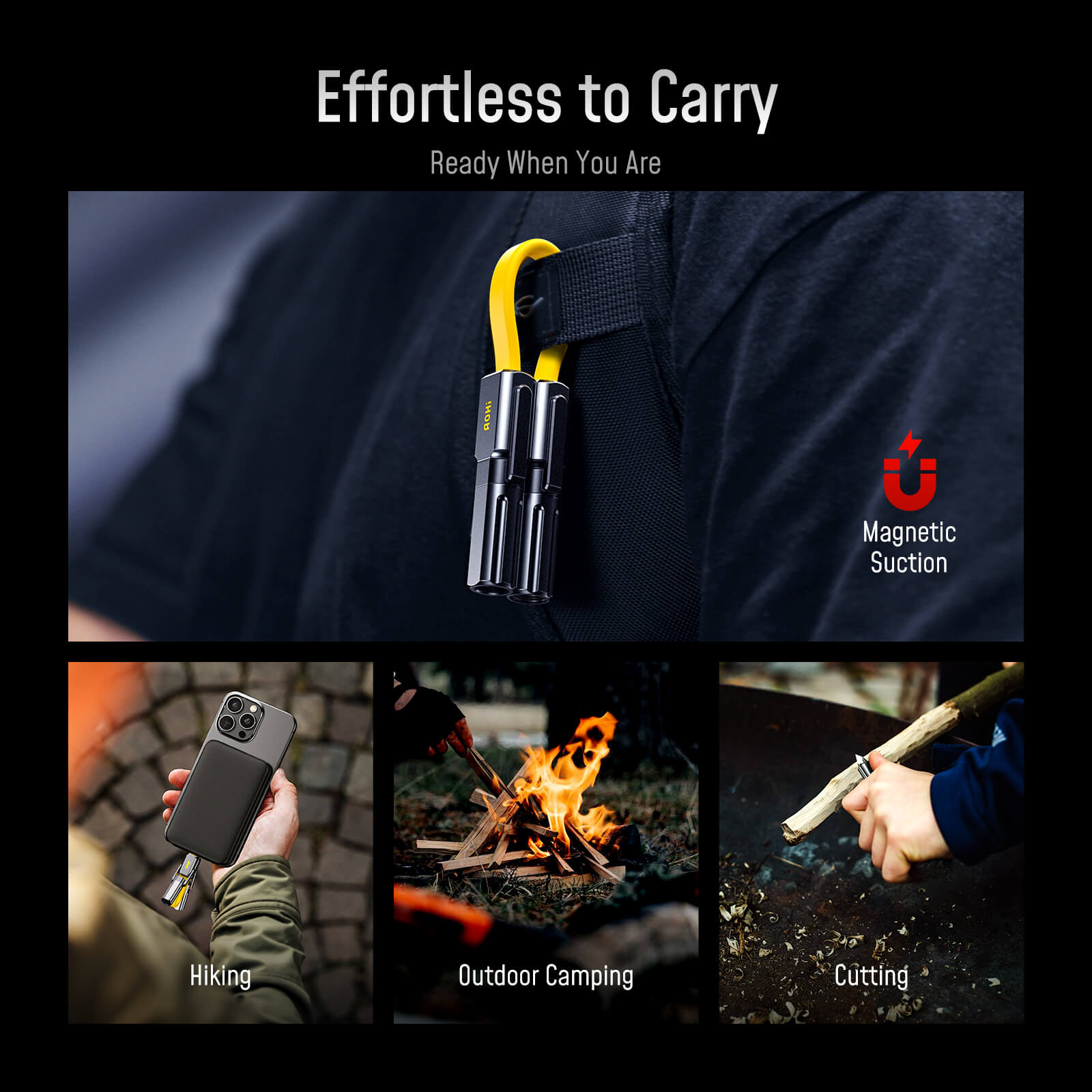 AOHI Prometheus 3-in-1 Titanium EDC Cable - AOHi