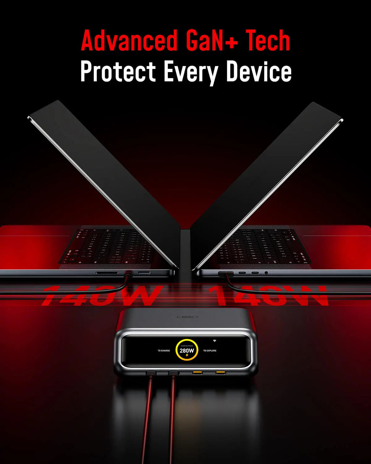 AOHI The Future AI PD3.2 280W 6-Port Desktop Charging Station (US/EU/UK/AU) - AOHi