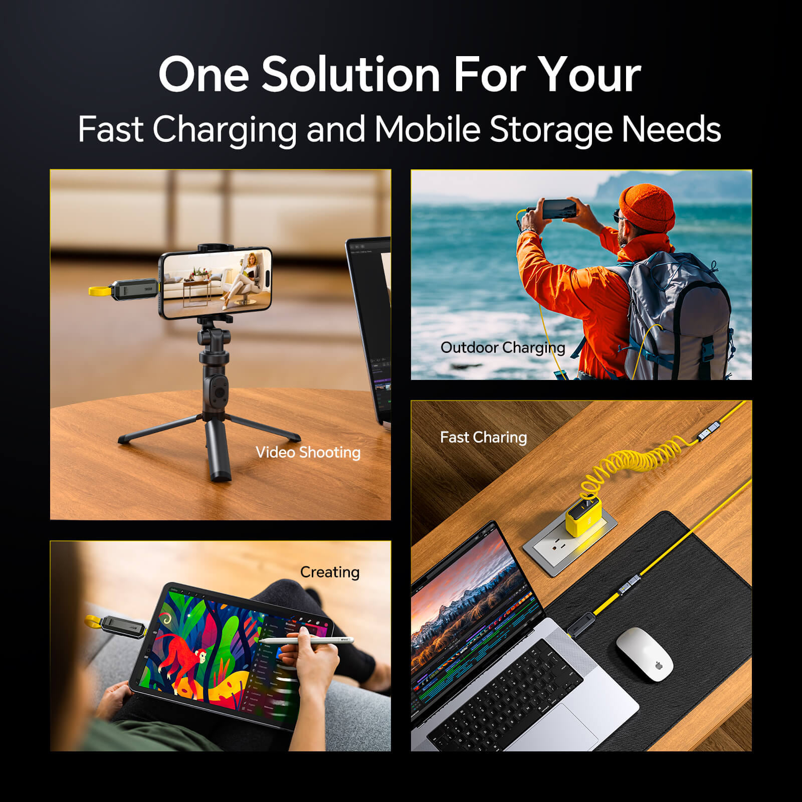 The Future Magflash 2-in-1 Charging & Data Storage Cable Set