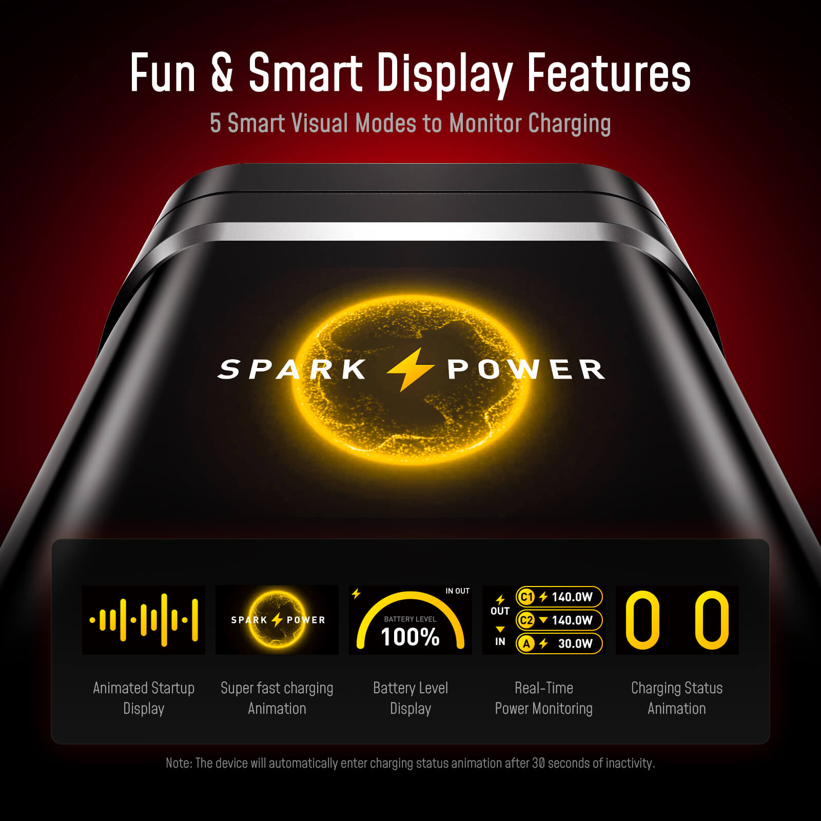 AOHI The Future Starship 240W 27.600mAh LED-Display Powerbank