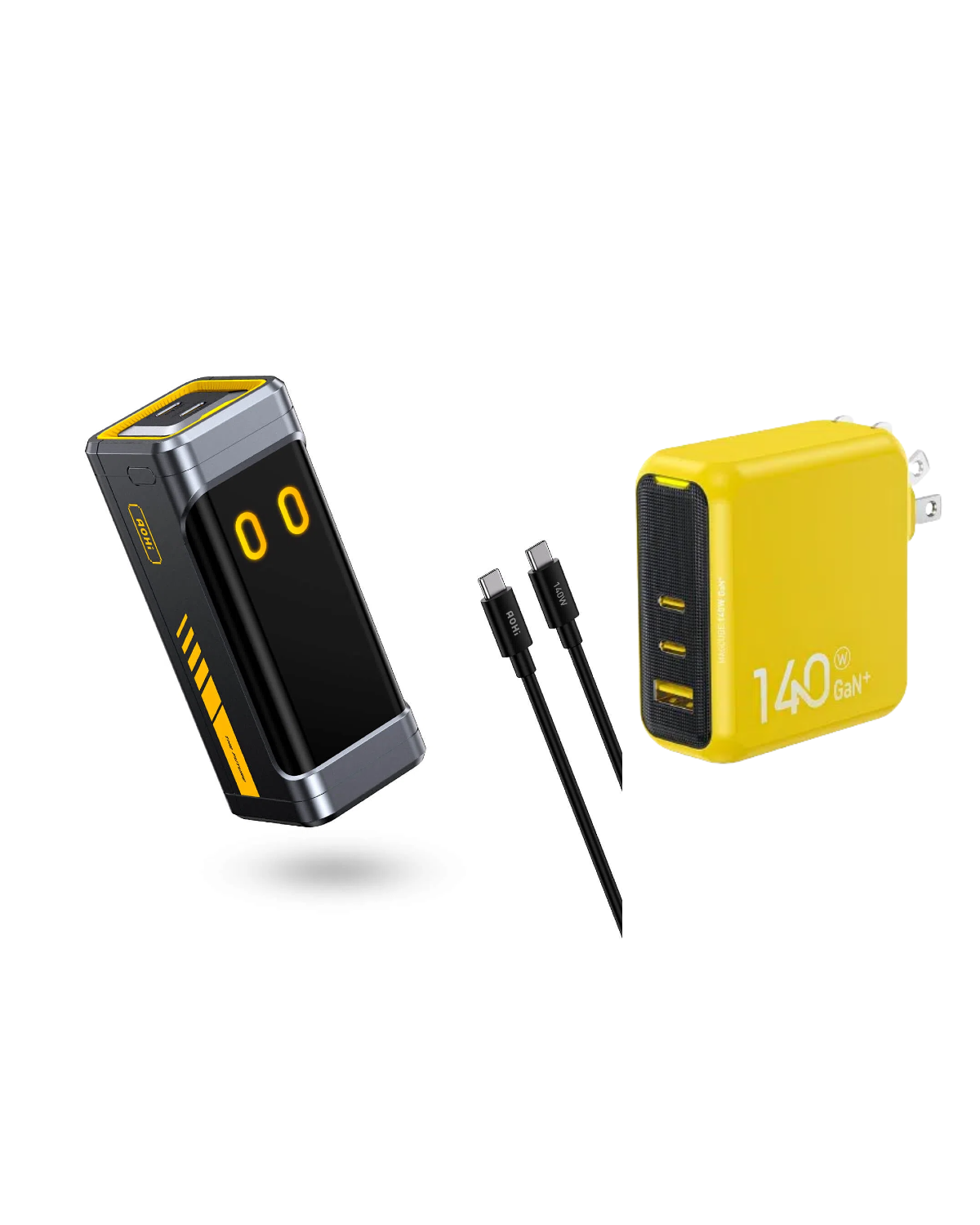 The FUTURE STARSHIP PRO PD 3.1 210W 10000mAh Power Bank with 140W GaN+ PRO Fast Charger