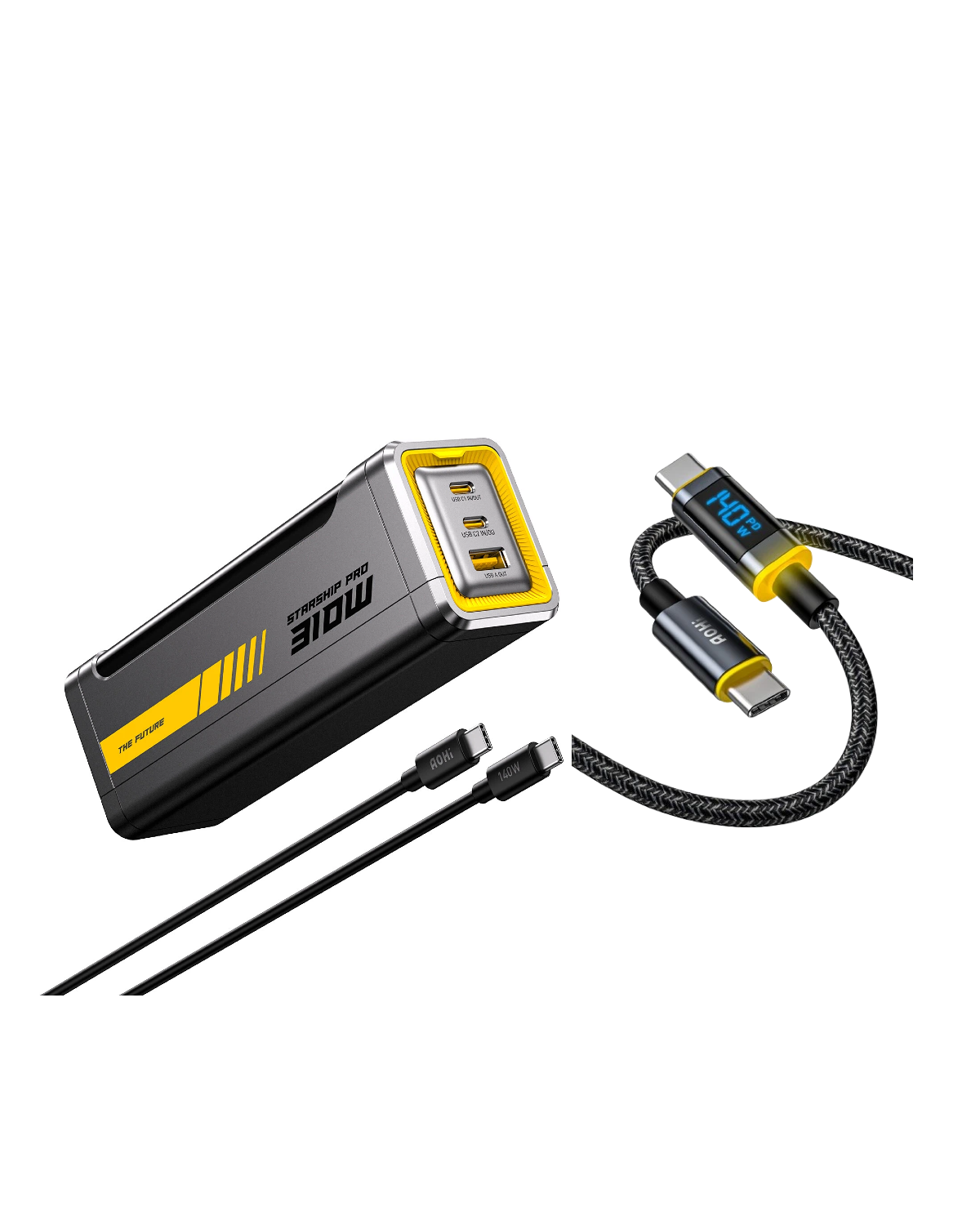 AOHI The Future Starship 240W 27.600mAh LED-Display Powerbank