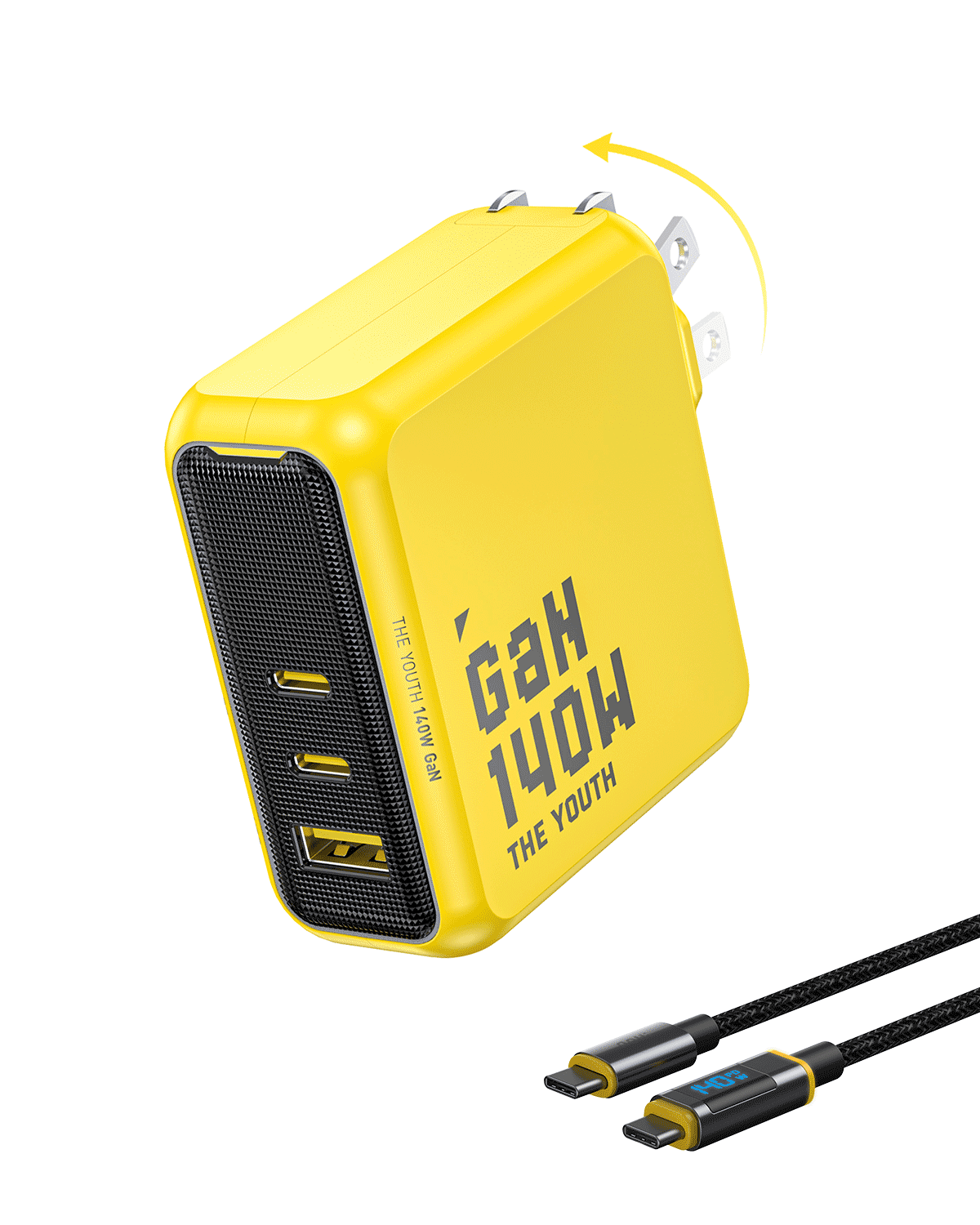 AOHI The Youth 140W PD3.1 GaN 3-Port Fast Charger