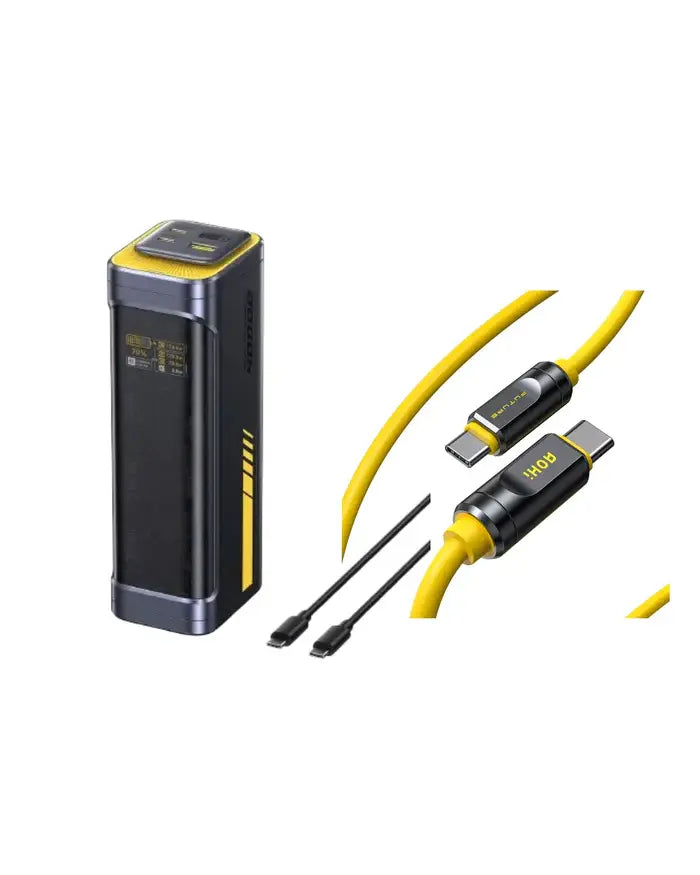 [Discounted Price: $149]AOHI Starship 40,000mAh Power Bank 140W Charger with 240W 3FT C-C Cable - AOHi