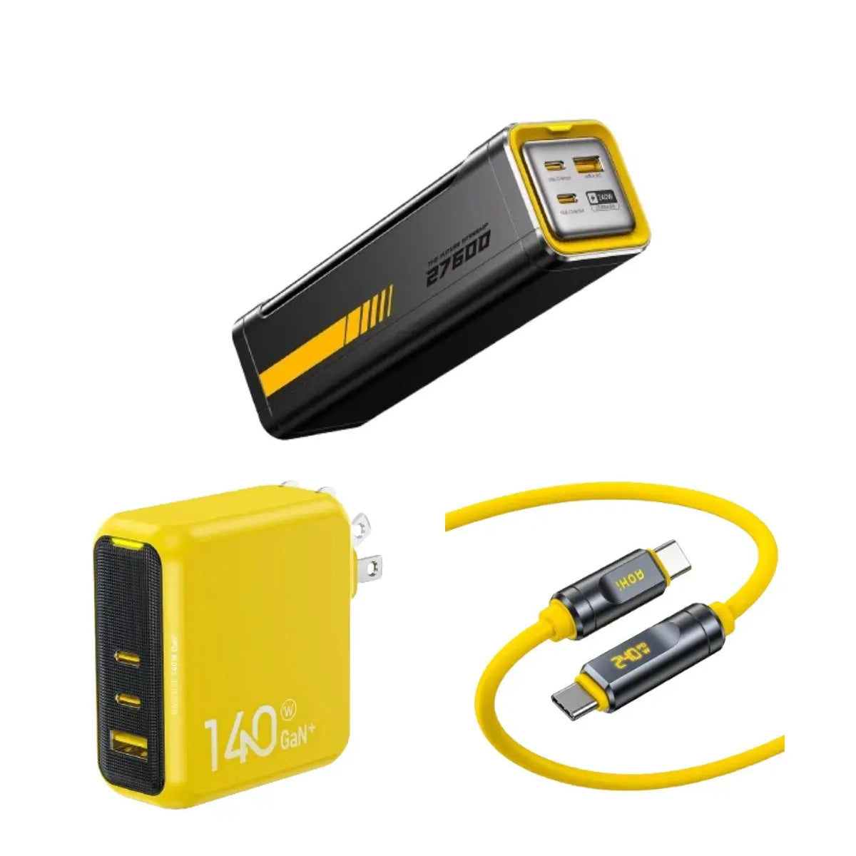 AOHI モバイルバッテリー 27600mAh 240W AOHI The Future Starship 240W 27,600mAh LED Display Power Bank with