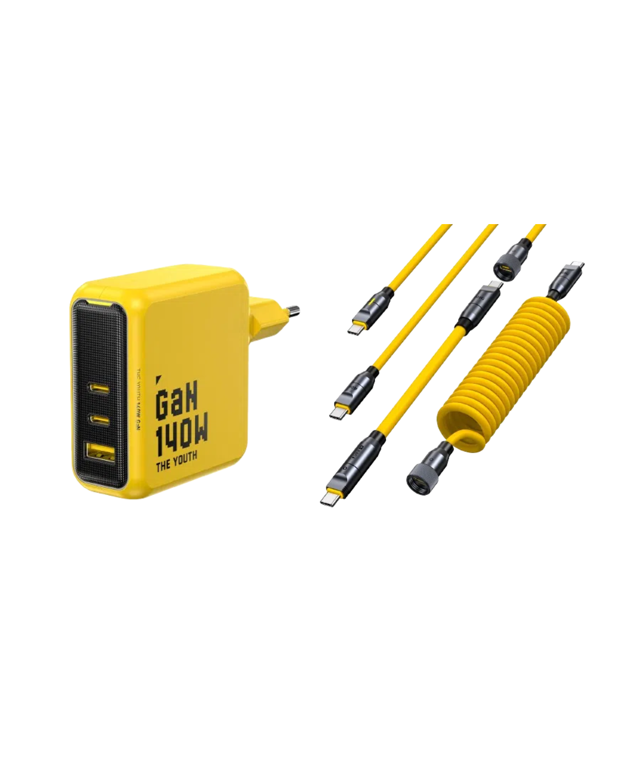 AOHI The Future PRO Creative Power Cable Set with 140W GaN+ YOUTH Fast Charger (EU) AOHI Tech