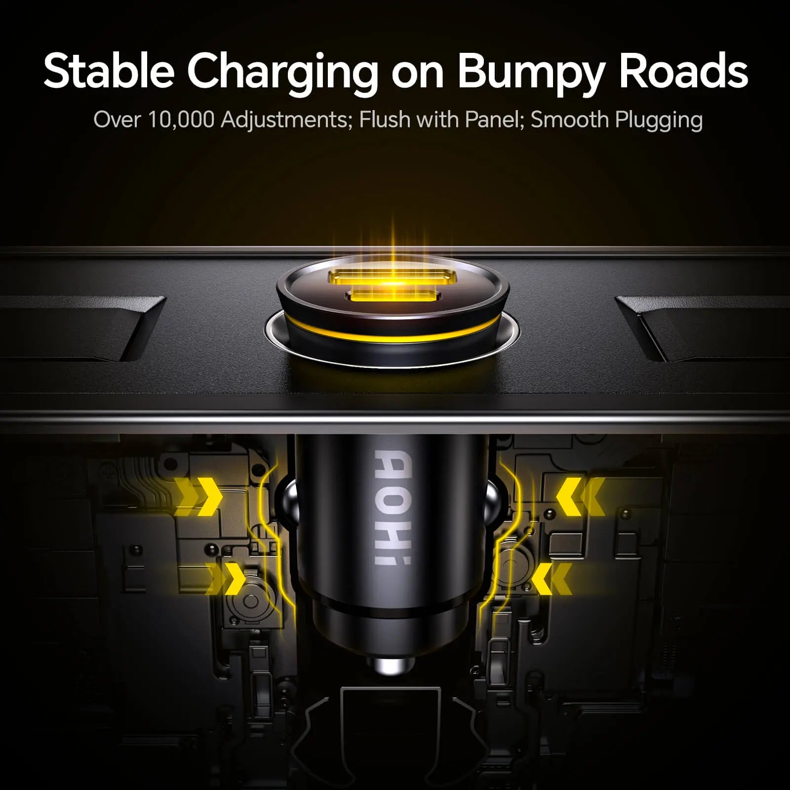 AOHI SUPERAUTO PD 65W Fast Car Charger (USB-C & USB-A) - AOHi