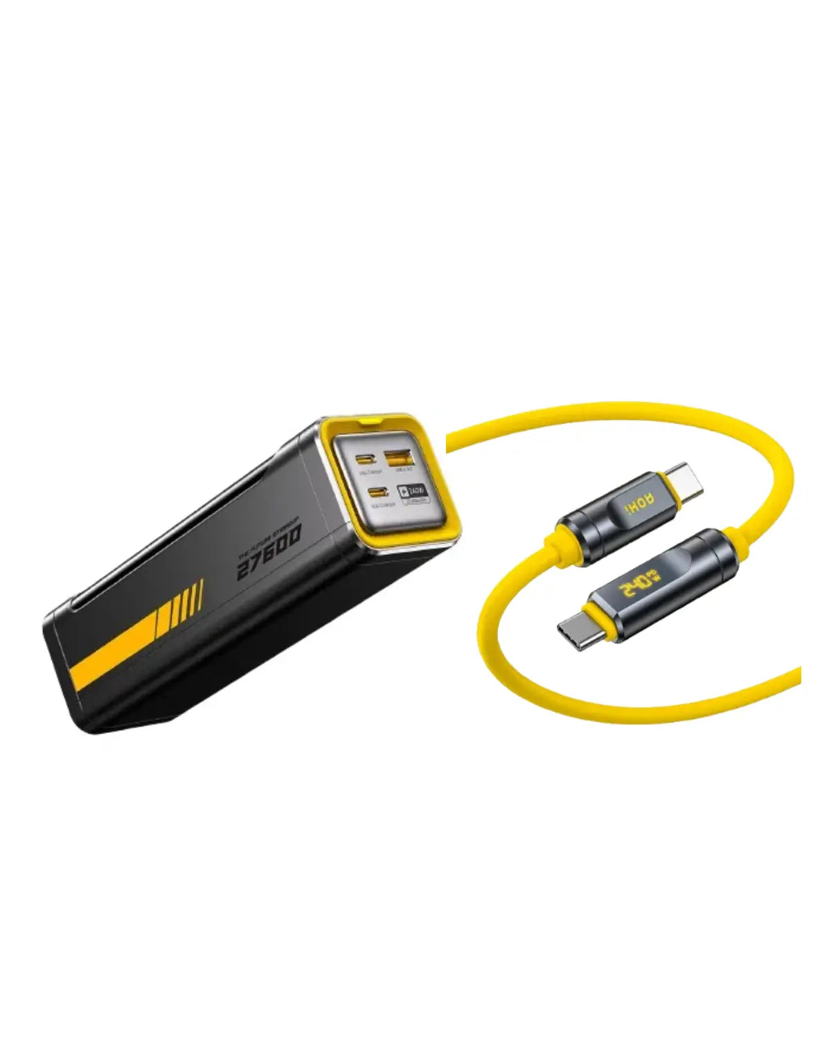 [Discounted Price: $99] AOHI The Future Starship 240W 27,600mAh LED Display Power Bank with 140W C-C Cable AOHI