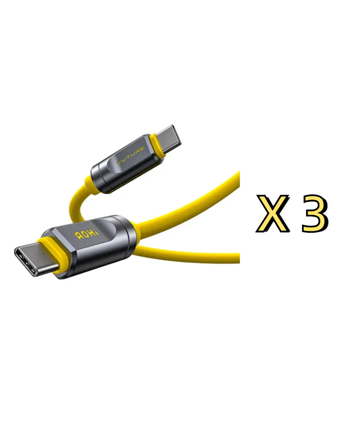 AOHI THE FUTURE Adonis USB4 2.0 240W USB-C to USB-C Cable 3.3FT (120Gbps/ 8K/ PD3.1/ Thunderbolt 5 Compatible) AOHi