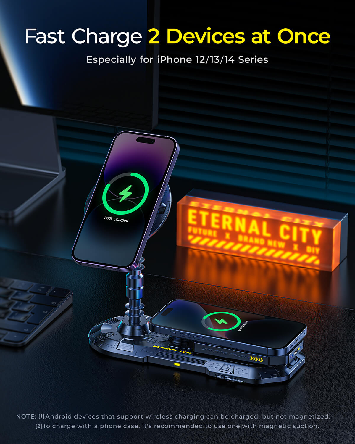 AOHi The Future Eternal City Wireless Charger 