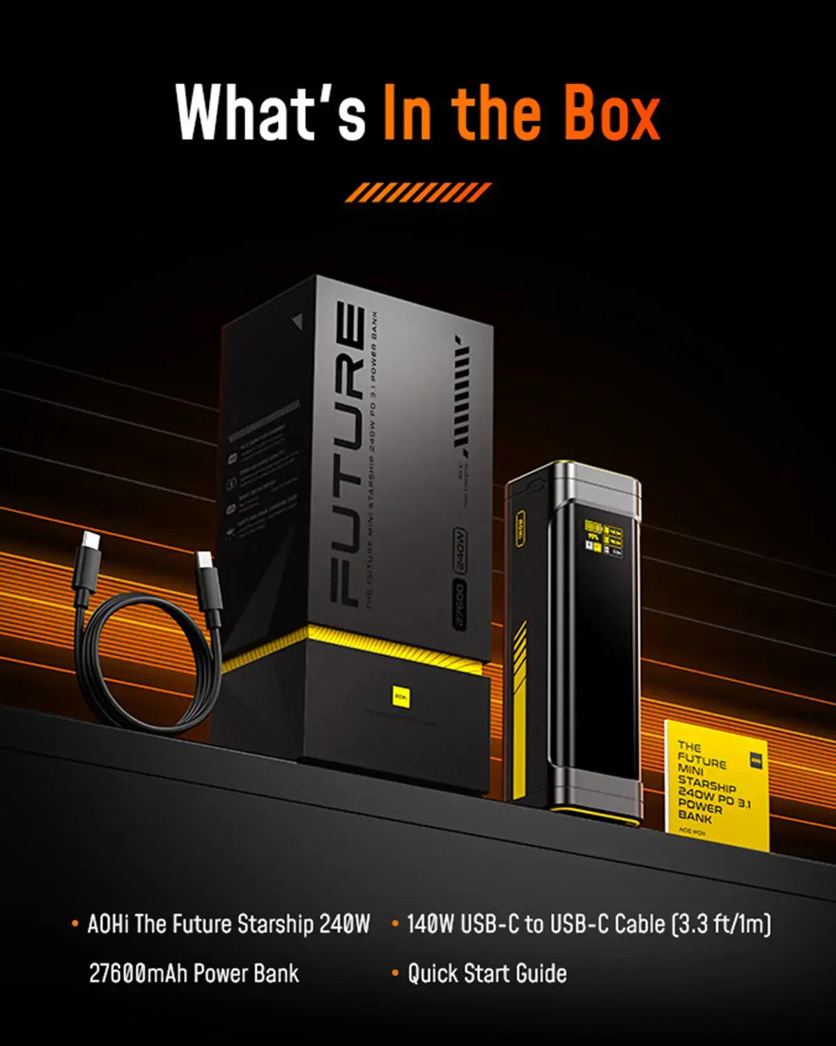[Father's Day Special - $99]AOHI Starship 240W – A New Era of Charging Begins AOHI