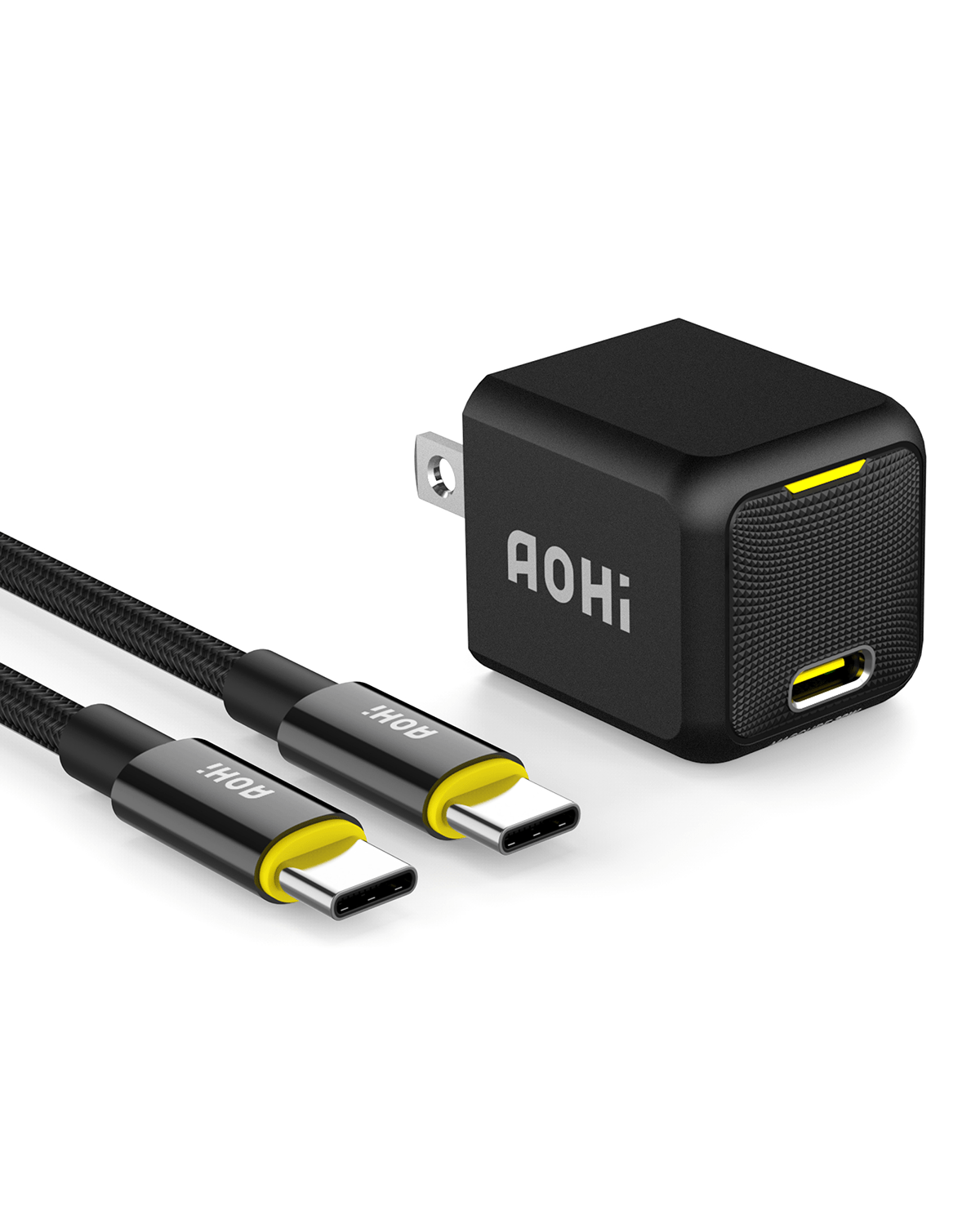 AOHI Magcube 30W PD Fast Charger With C-C Cable - AOHI Tech